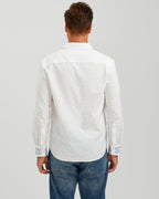 LINEN COTTON SERENITY EMBROIDERED SHIRT