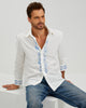 LINEN COTTON SERENITY EMBROIDERED SHIRT