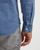 VINTAGE WASHED COTTON WESTERN SHIRT - BLUE