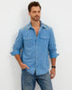 EMBROIDERED WASHED COTTON SHIRT