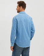 EMBROIDERED WASHED COTTON SHIRT