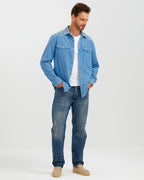 EMBROIDERED WASHED COTTON SHIRT